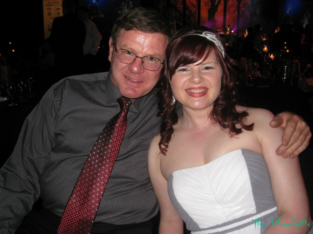 Dad and I at the Construction Skills QLD Excellence Awards 2009