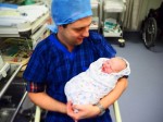 Jacob holding Phoebe