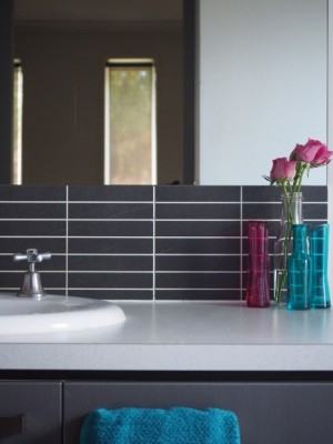 How to add colour to a grey bathroom - The Plumbette