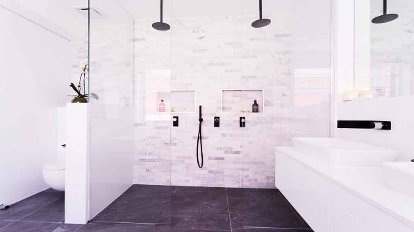 Tim and Anastasia's double ensuite shower