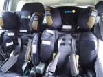Two car seats together