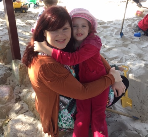 Mummy and Esther at Kindy Day