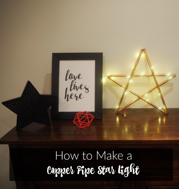 How to make a copper pipe star light