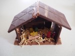Nativity scene made