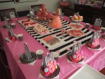 Barbie table setting