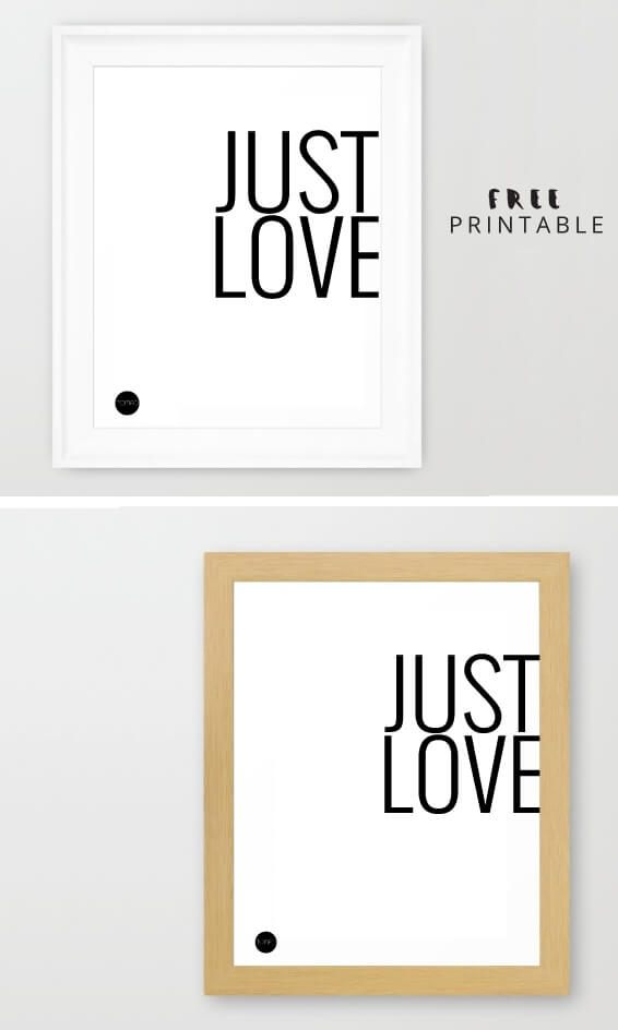 free just love printable mother's day gifts