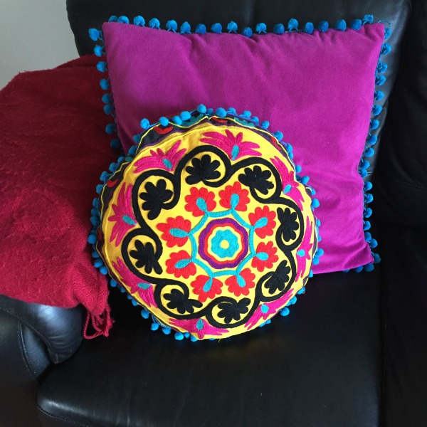 bohemian round cushion