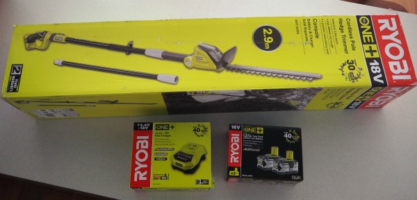 Ryobi 36v pole discount hedge trimmer