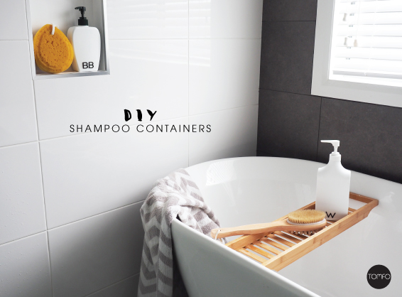 diy shampoo containers