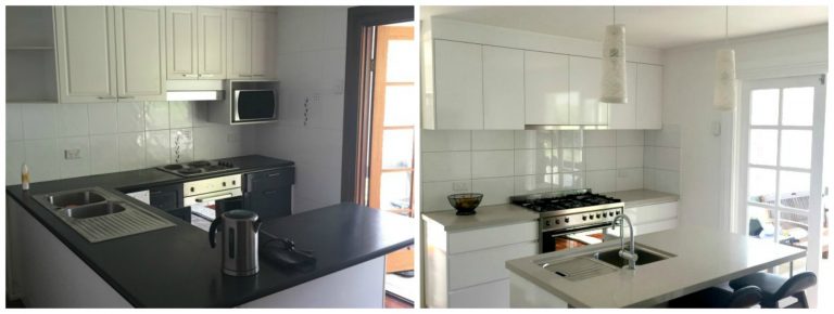 modern white kitchen