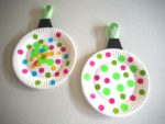 paper plate bauble