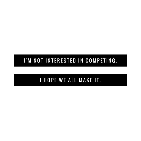 not interested competing quote