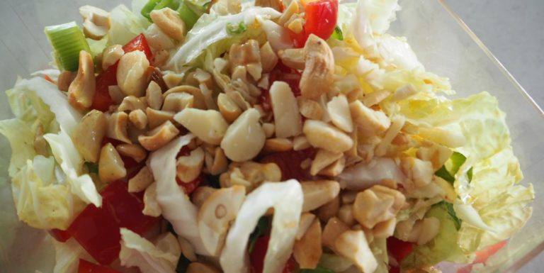 crunchy nut salad perfect for tradies lunchboxes