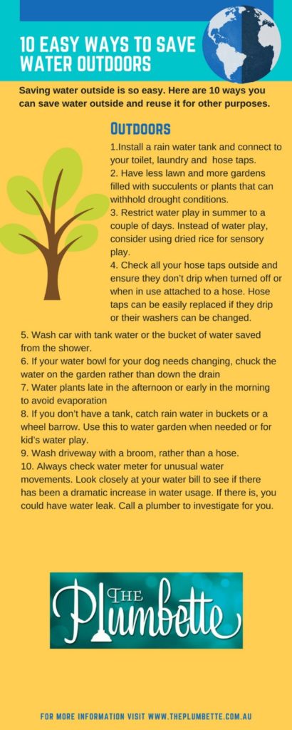 30 ways to save water outside home the plumbette