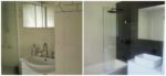 black and white bathroom