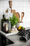 kitchen vignette set up