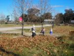 kids playing outside sutton farm