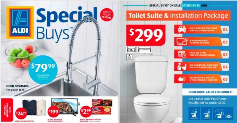 ALDI plumbing products avoid buying