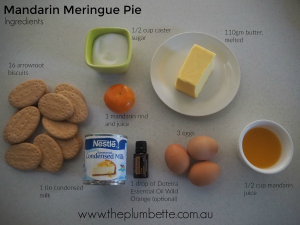 mandarin meringue pie ingredients