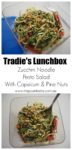 Zucchini noodle salad pin