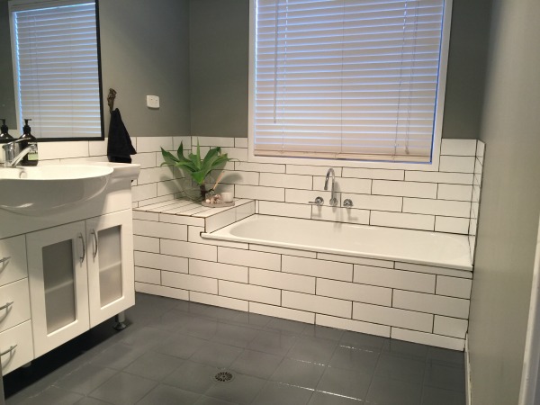 $1000 bathroom makeover renovation