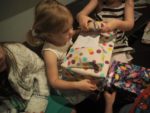 Phoebe with her gifts