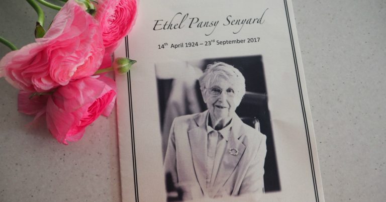 a life well lived by Nanna her passing