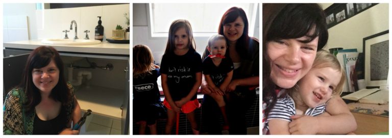 thoughts on being a mother and a plumber