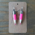 pencil earrings