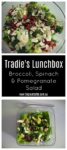Broccoli, Spinach and Pomegranate Salad Pin