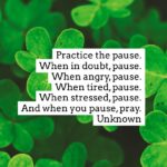 who are you practice the pause