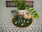We’re going on an egg hunt easter centerpiece