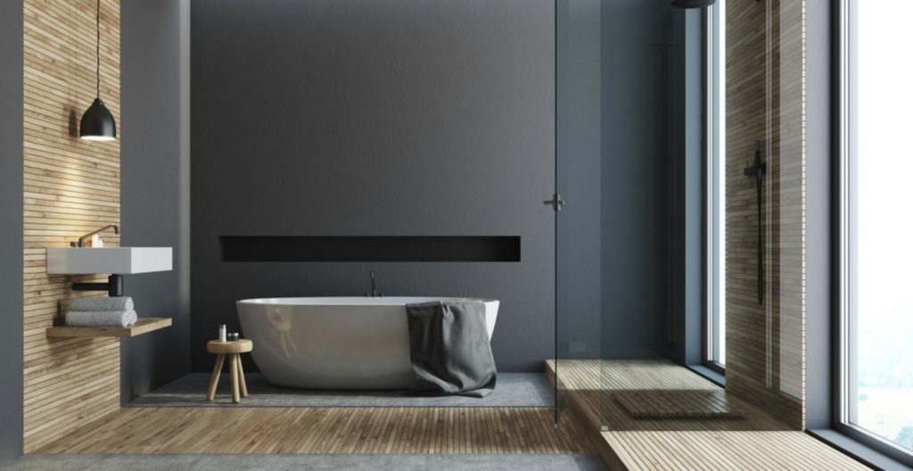 Back To Wall Freestanding Bath  Is A Great Option When 