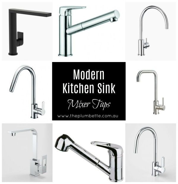 modern kitchen sink mixer taps