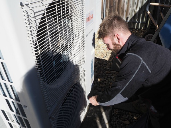 fallon solutions servicing air conditioner unit