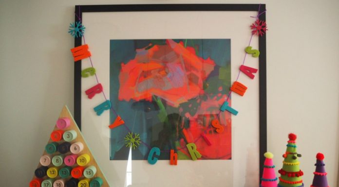 Bohemian Inspired Pom Pom Felt Christmas Trees Bohemian Inspired Pom Pom Felt Christmas Trees DIY