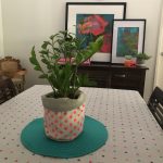Planter Pouch on dining table