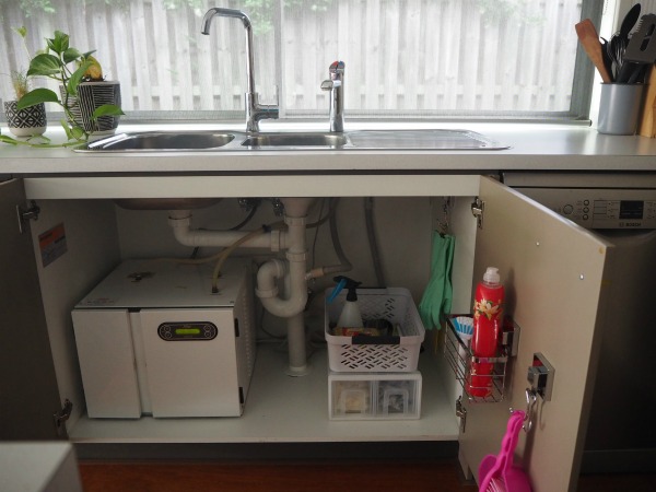 Organise Under A Kitchen Sink Cupboard, Kitchen Sink Cupboards Bunnings