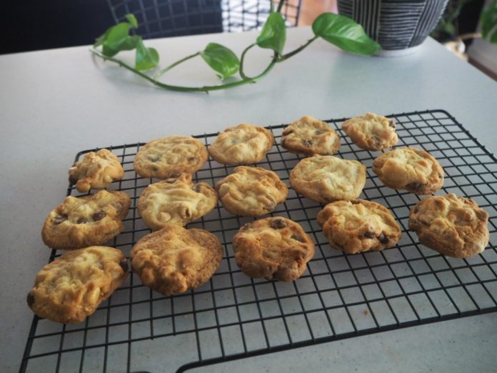 Double Choc Chip Hazelnut Cookies