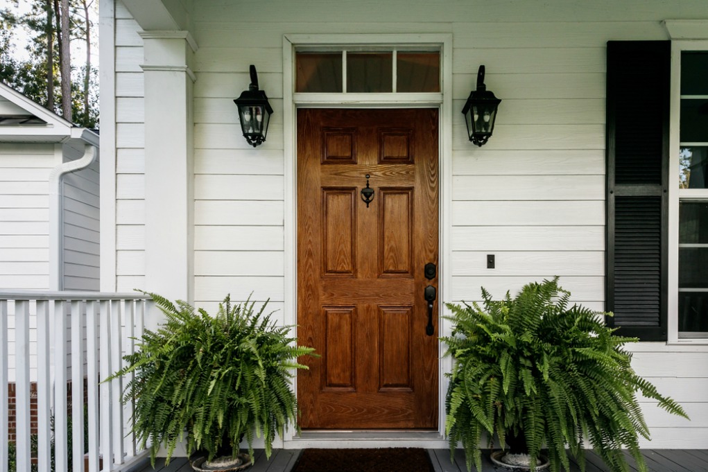 increase curb appeal at the front door