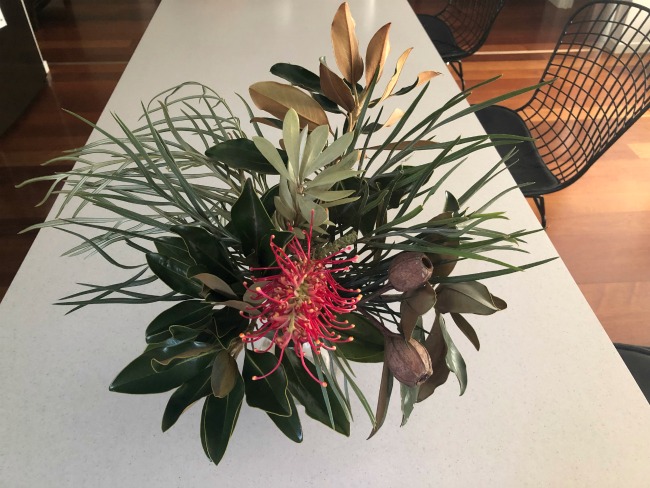 make your own australian native flower arrangement