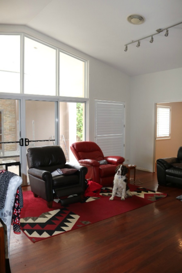 living room before