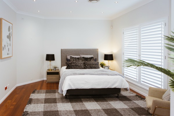 home office converted to bedroom