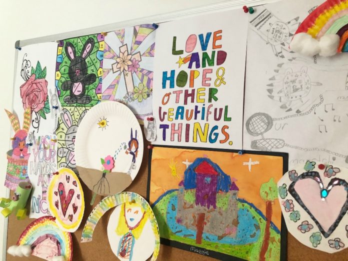 Cork Board Craft Display: Journal the Crafts Made With Your Kids in Self-Isolation