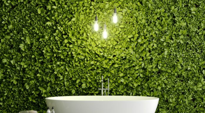 Living Wall Vertical Gardens in Bathrooms living wall vertical gardens in bathrooms