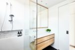 Timber Vanity Unit in Modern Bathroom