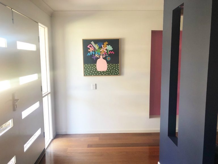 home maintenance may and june painting hallway navy and pink