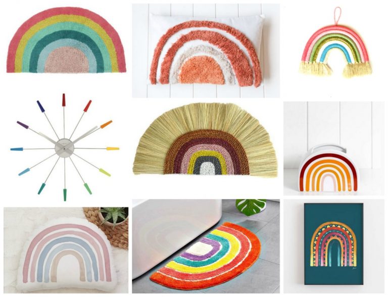 rainbow homewares to brighten your home