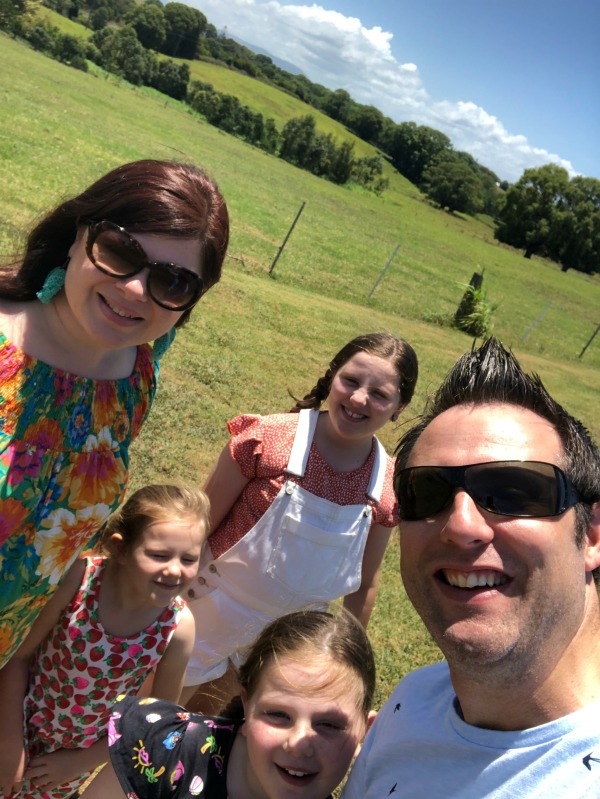 Family Selfie 1 at The Farm