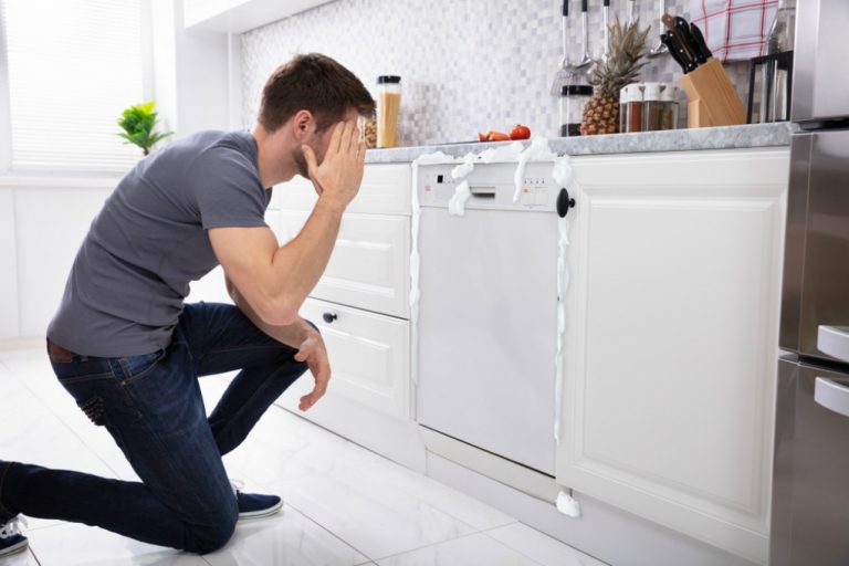 what to do when dishwashing liquid is put in your dishwasher
